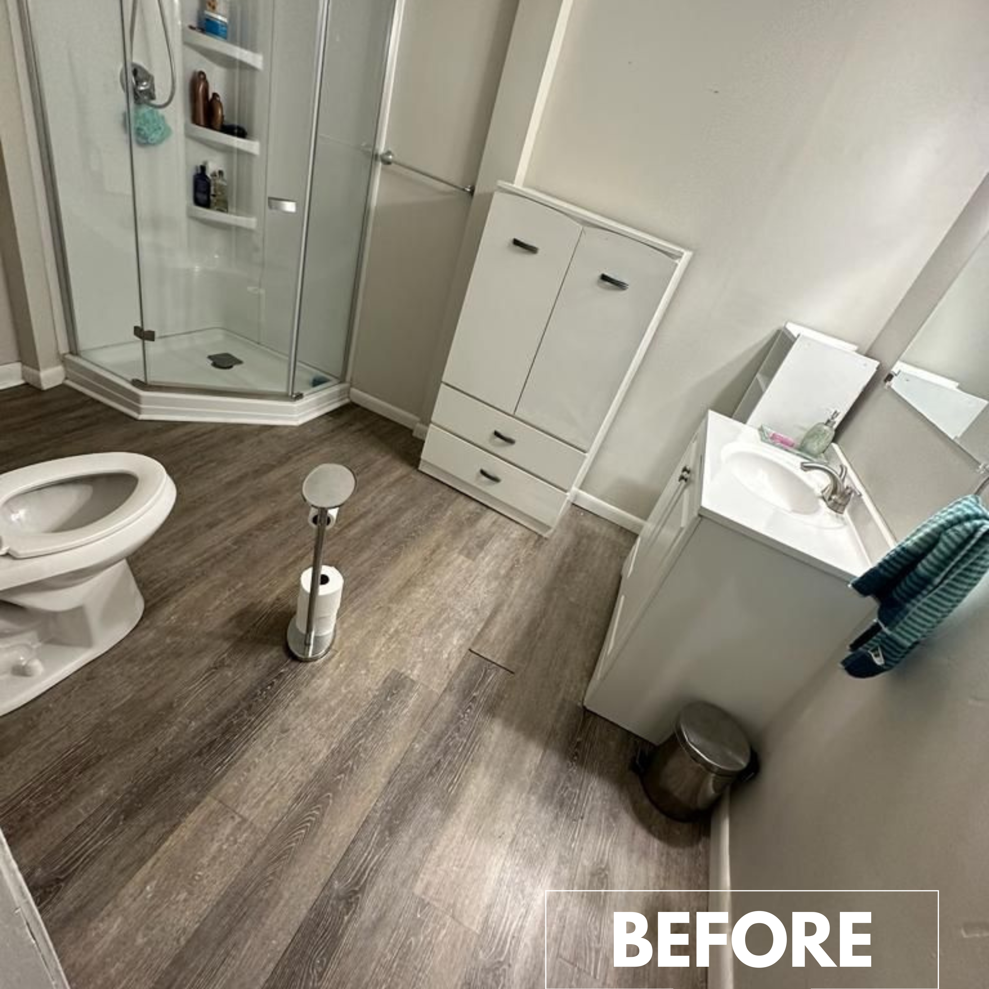 Before Custom Stain